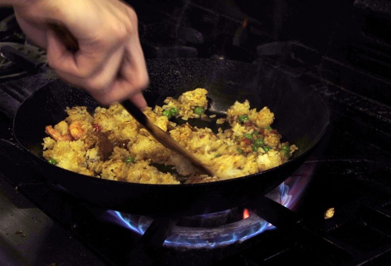 ドライカレー（炒めご飯）のこつ