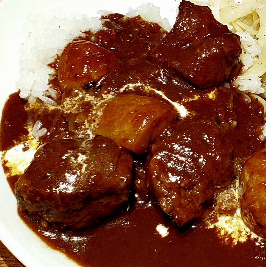 ラム赤ワイン煮カレー再び？