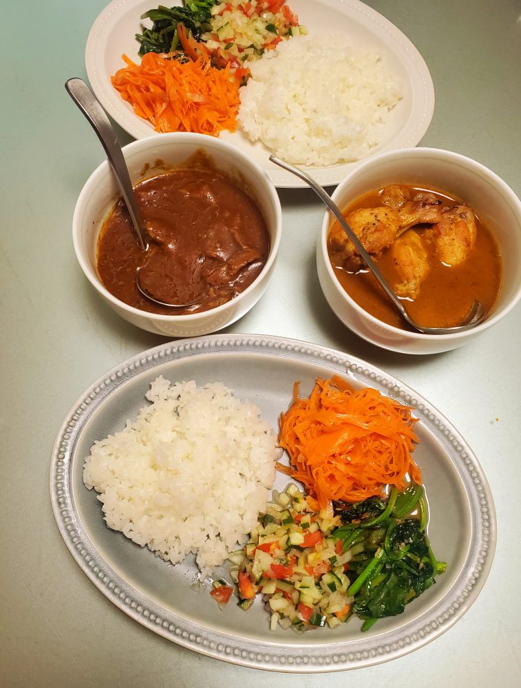 見栄え意識カレー