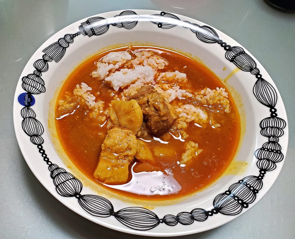 シャバシャバチキンカレー