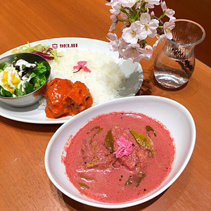 ミッドタウン店、今週のカレーは「桜」