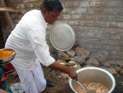 making mutton curry