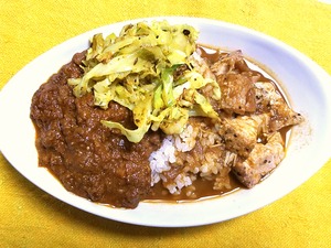 再び、カレー一人前